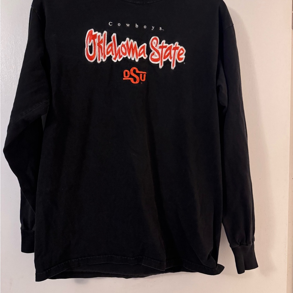Oklahoma State Cowboys Black LS Tee